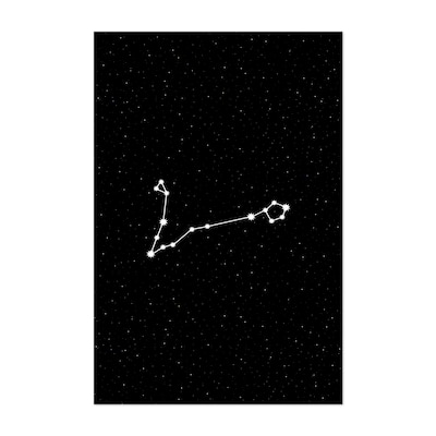 Pisces Zodiac Constellation Night Sky Digital Art Print/Poster - Bed ...