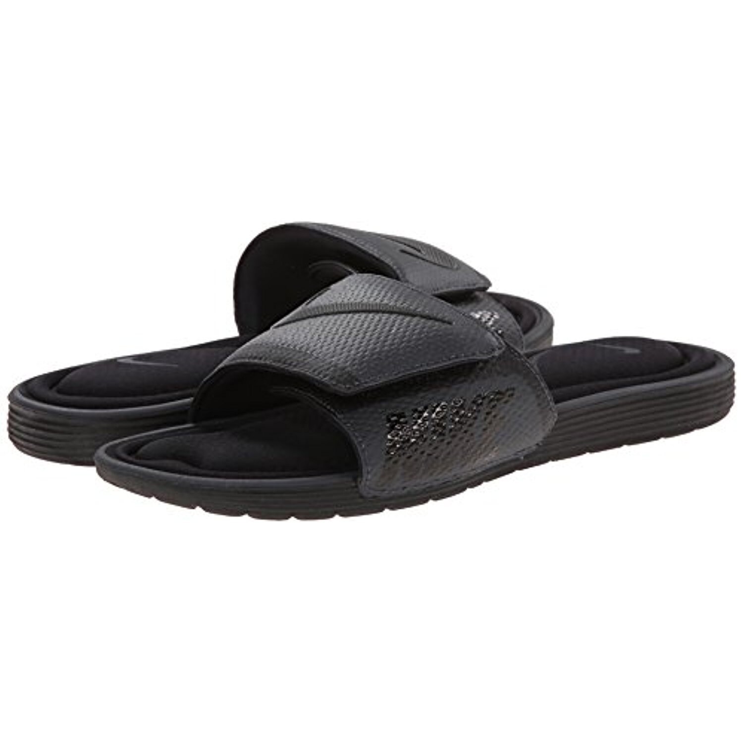 nike solarsoft comfort slide black