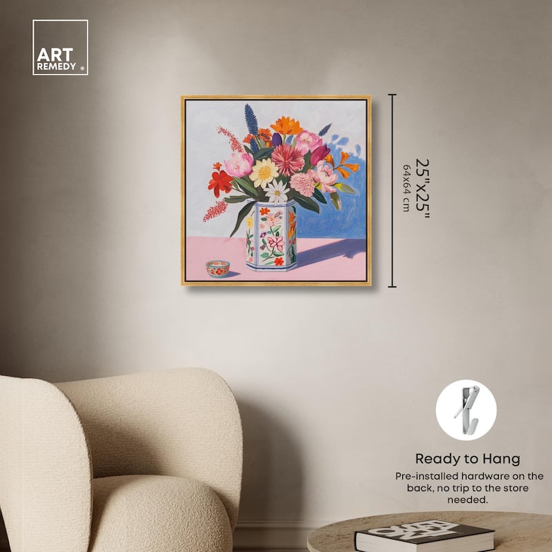 Spring's Riot Canvas by Art Remedy