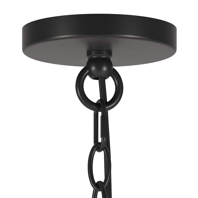 Aurora 9" Wide Pendant with Glass Shade - 9.13" Wide