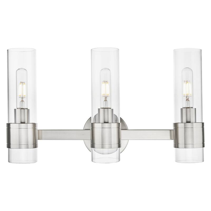 Innovations Lighting 467-3W-G467-CL Arden 3 Light 19" Wide Vanity - Satin Nickel