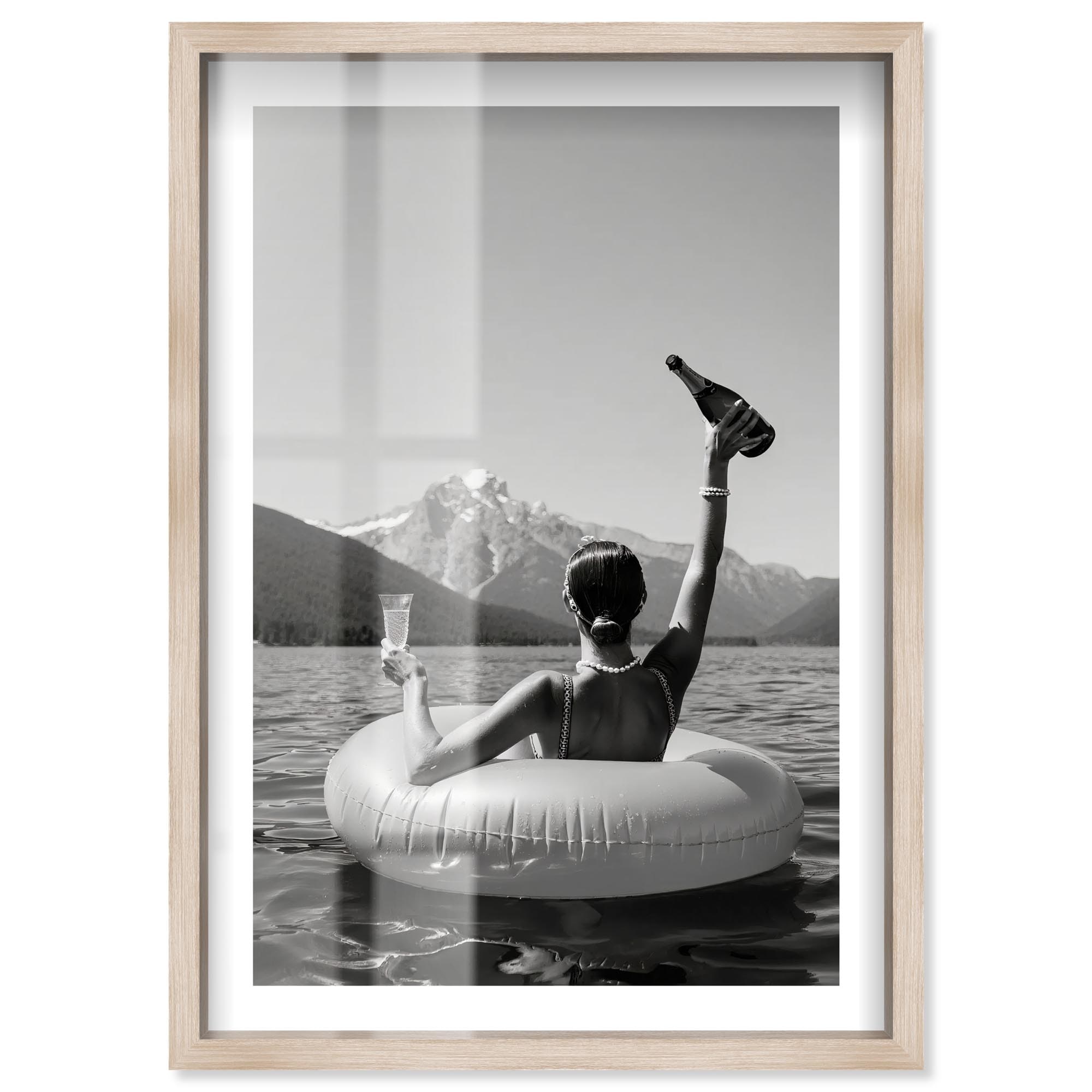 Floating Gala Glam Wall Decor Shadowbox Print by Notoriart