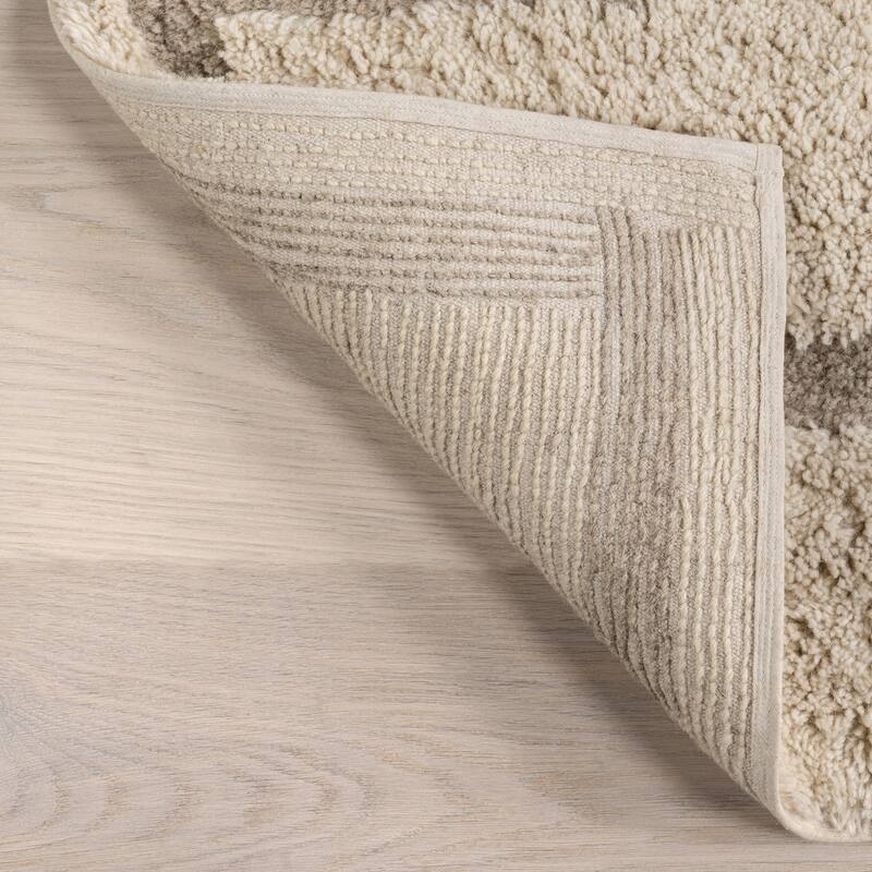 Nuloom Murray Geometric Wool Machine Washable Area Rug