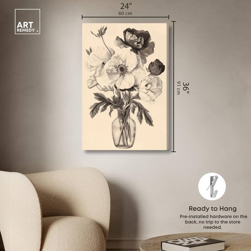Herbarium's Hush I Canvas by Art Remedy, Gallery Wrapped