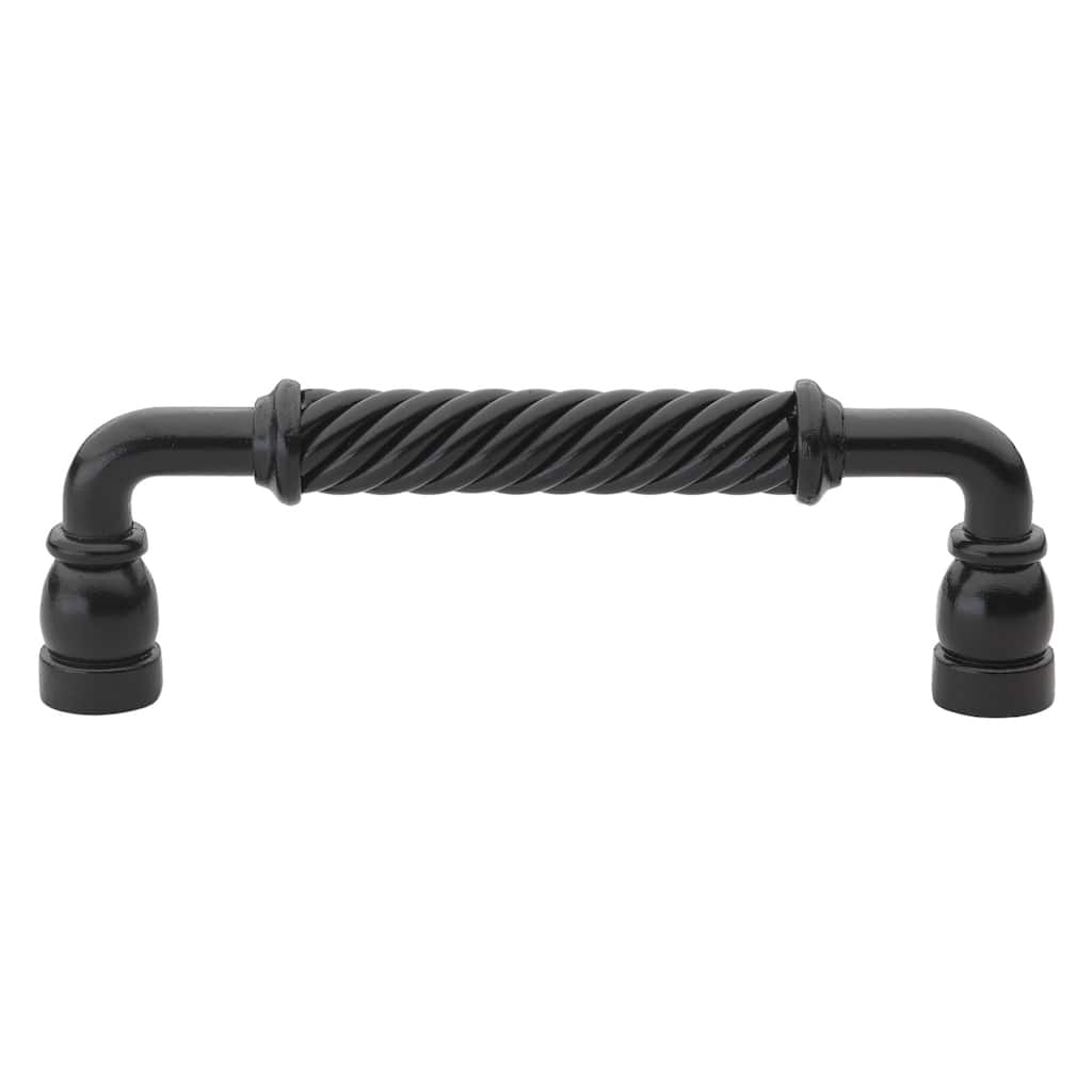 5 In. Center Twisted Steel Pull Cabinet Handle (Pack of 10)