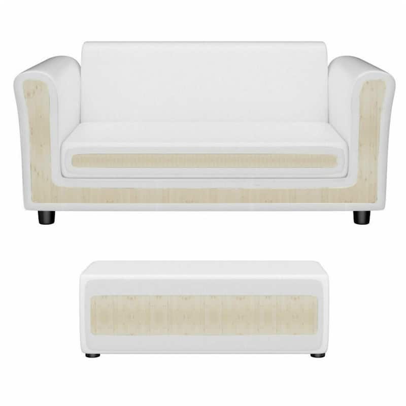 Kid's Double Couch Lounge sofa with Ottoman
