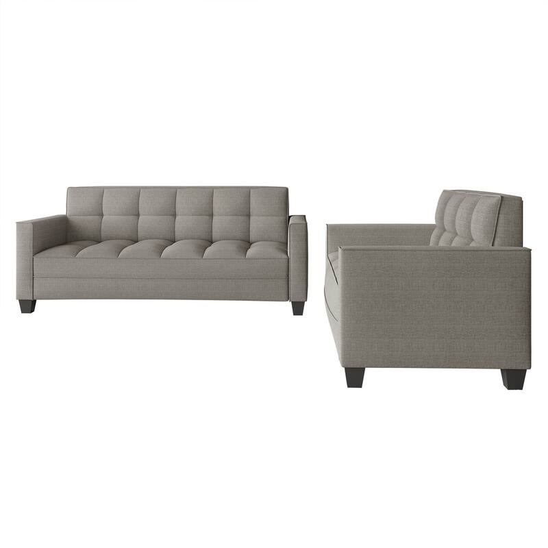 CraftPorch 2 Pieces Classic Dining Set - Grey - 2 Piece