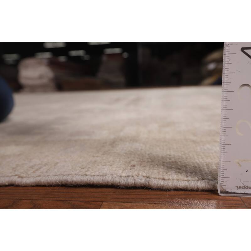 Oushak Oriental Large Area Rug Hand-Knotted Vegetable Dye Wool Carpet - 10'2"x 13'10"