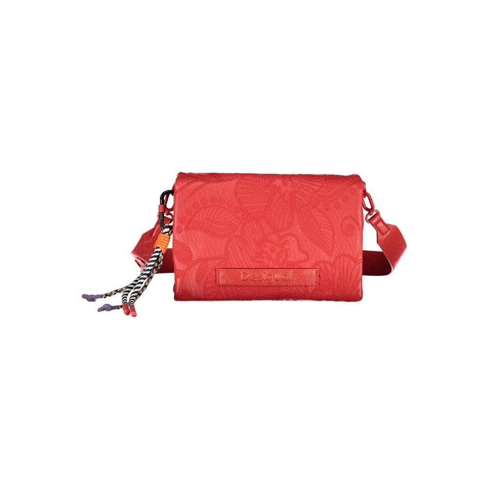 Desigual Red Polyethylene Women's Handbag