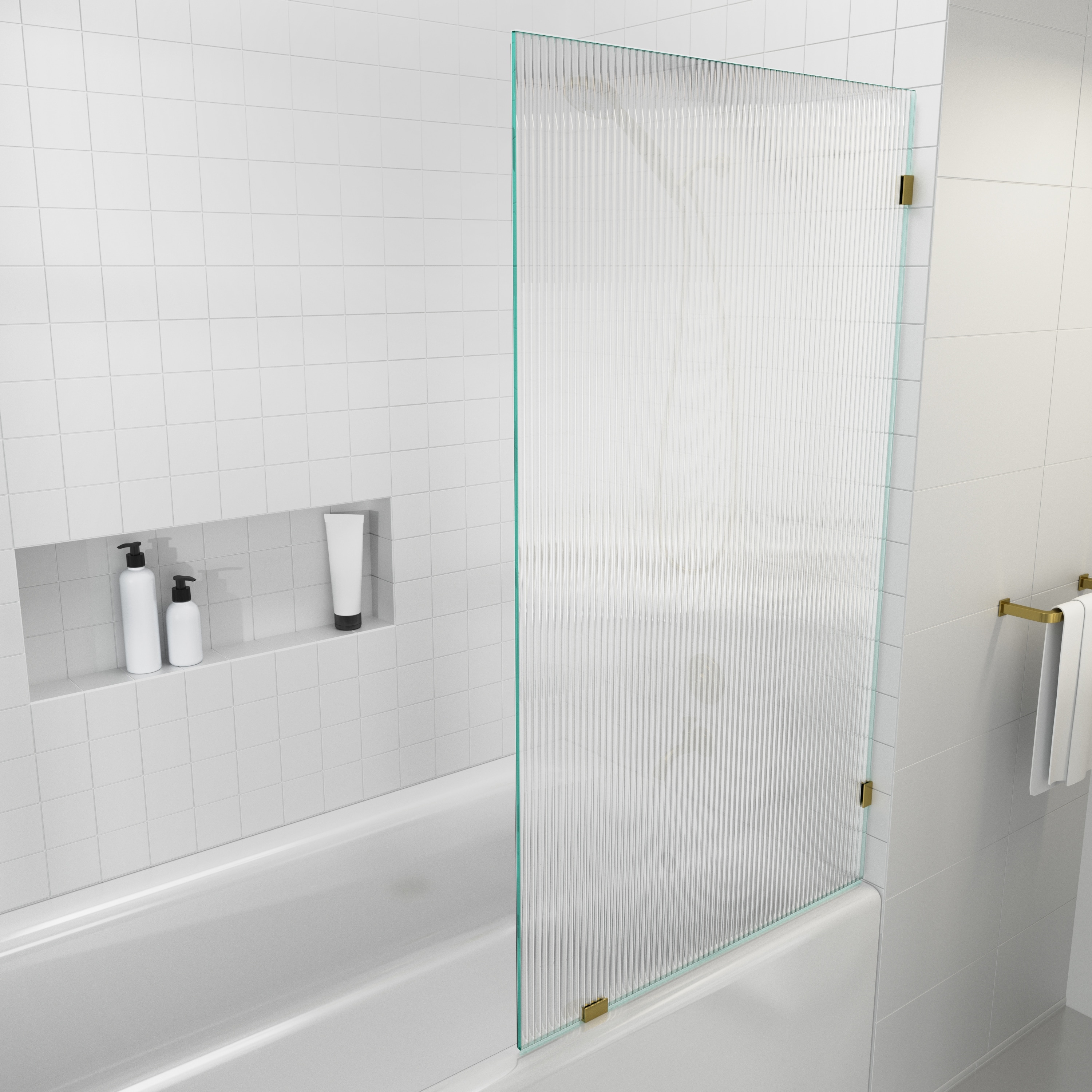 Glass Warehouse 78 x 26.875 - 27.25 Frameless Shower Door with  Enduroshield Technology - On Sale - Bed Bath & Beyond - 33529959