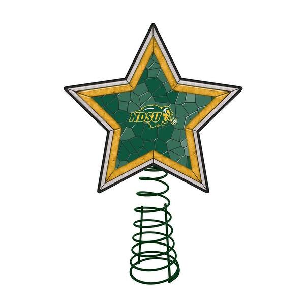 Shop 10 Lighted Green And Yellow Star Ncaa North Dakota State Bison Christmas Tree Topper On Sale Overstock 29797426