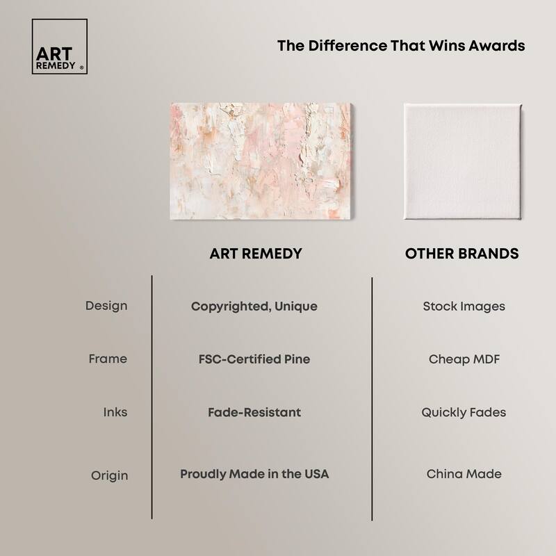 Impasto Layers Canvas by Art Remedy, Gallery Wrapped