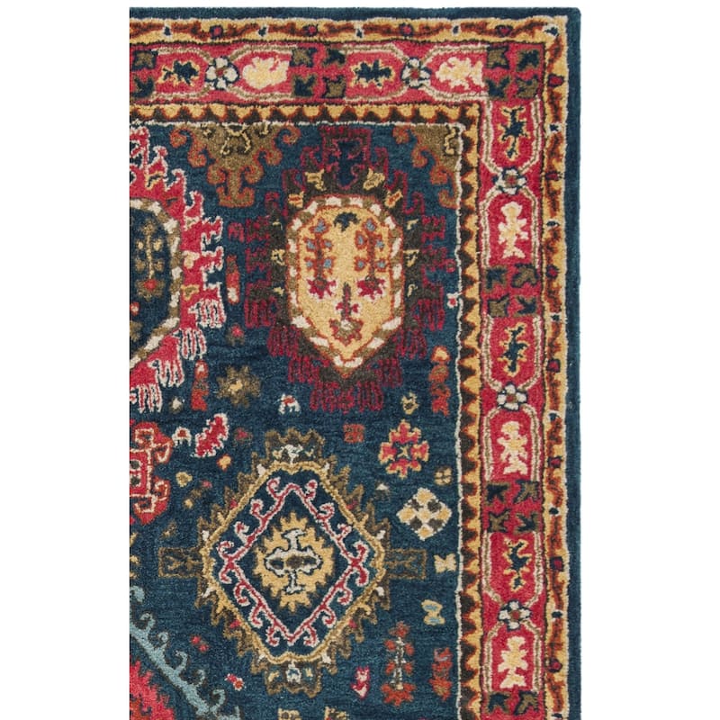 SAFAVIEH Handmade Heritage Charleston Traditional Oriental Wool Rug