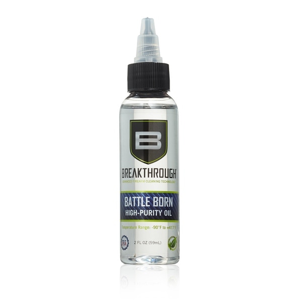 Breakthrough Advanced Firearm Cleaning Battle Born High-Purity Oil Twist Bottle