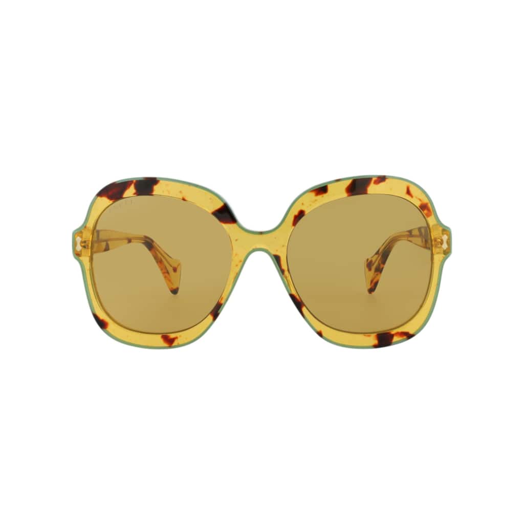 Gucci Round-Frame Acetate Sunglasses