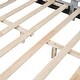 preview thumbnail 25 of 32, Low-Profile Platform Bed Grounded Bed in Velvet Frame