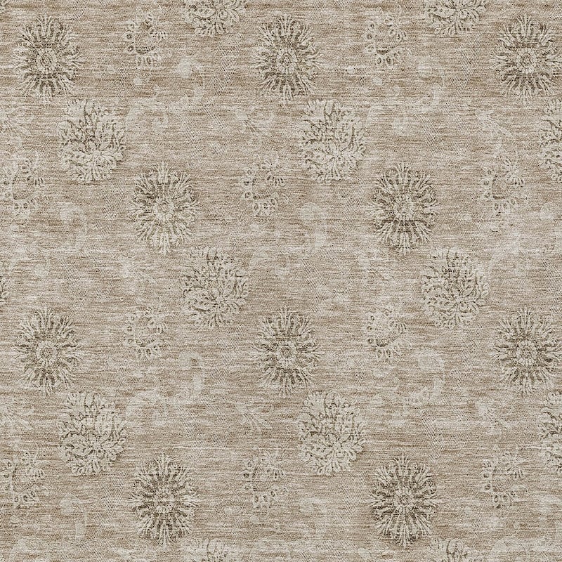 HomeRoots Floral Transitional Rectangle Outdoor Rug