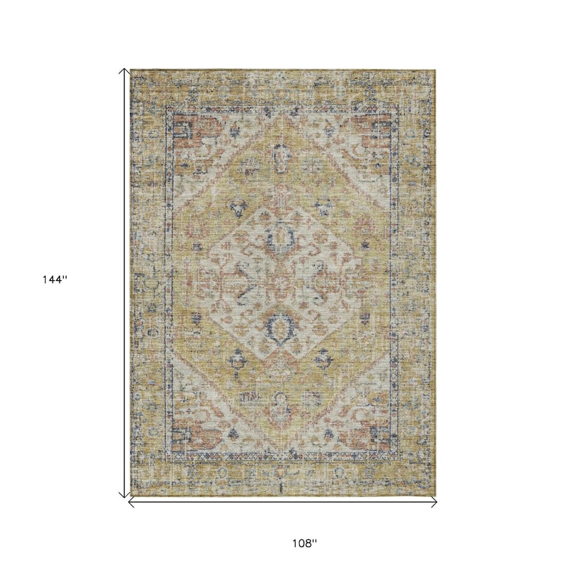 HomeRoots Oriental Traditional Rectangle Outdoor Rug