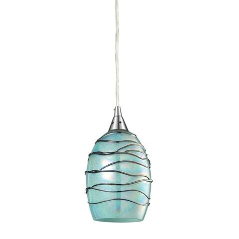 Elk Lighting Vines 1-light Satin Nickel Pendant