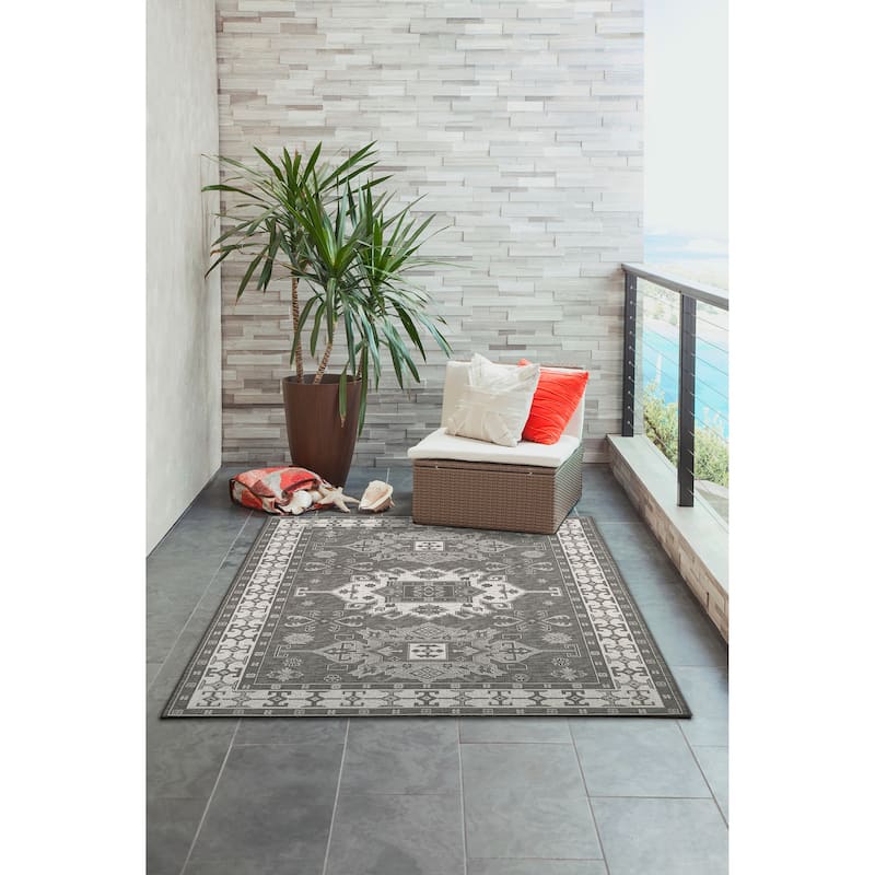 Liora Manne Carmel Kilim Indoor/Outdoor Rug