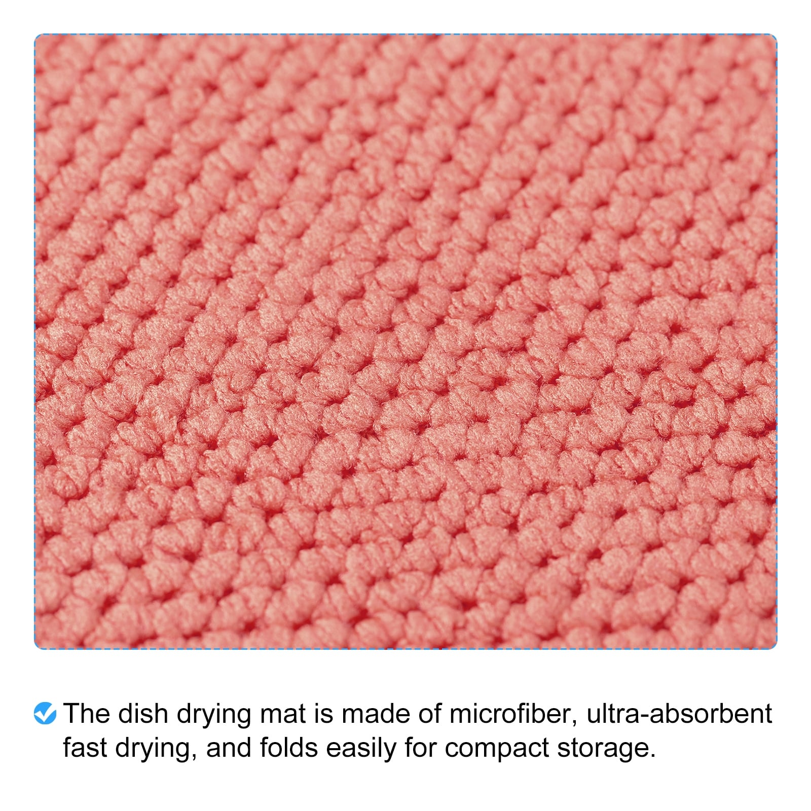 Home Basics Highly Absorbent Jumbo Microfiber Dish Drying Mat, KITCHEN  ORGANIZATION