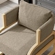 preview thumbnail 27 of 35, Corvus Danzig Teddy Fabric 1-Piece Accent Chair