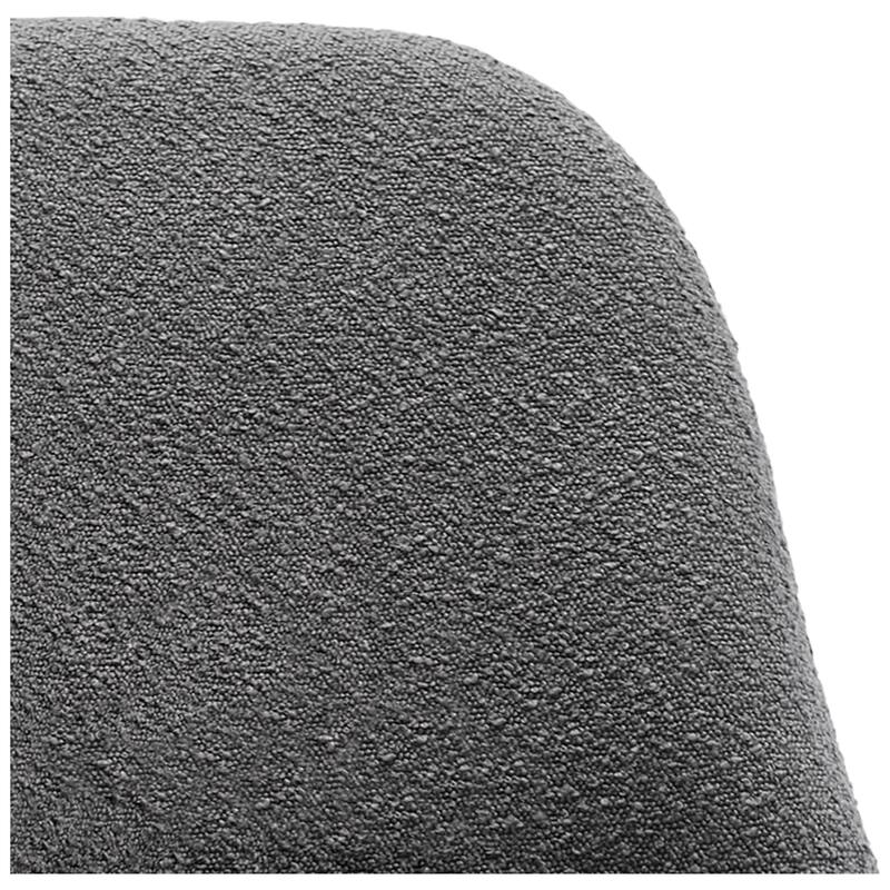 Farmhouse Water and Stain Resistant Boucle Upholstered Side Chair (Set of 6)