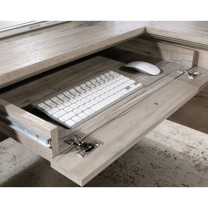 Sauder Palladia L-Shaped Office Desk - Split Oak