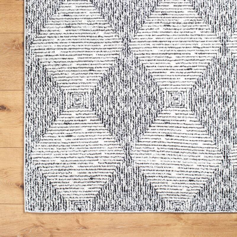 Livabliss Freud Modern & Contemporary Trellis Area Rug