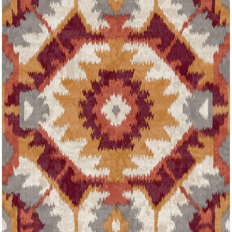 A-Street Prints Kazac Multicolor Shibori Wallpaper