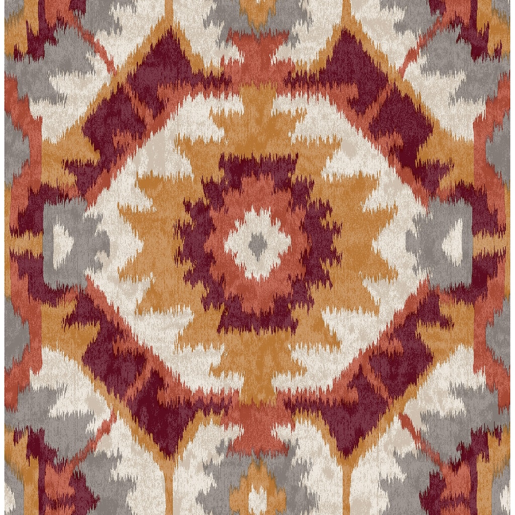 A-Street Prints Kazac Multicolor Shibori Wallpaper