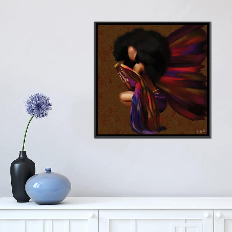 iCanvas "Spread Your Wings" by Faith with an E Framed Canvas Print