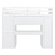 preview thumbnail 30 of 78, Twin/Full Size Loft Bed with Bulit-in Desk and Wardrobes, Solid Wood Kids Loft Bedframe with 4 Drawers and Storage Shelves