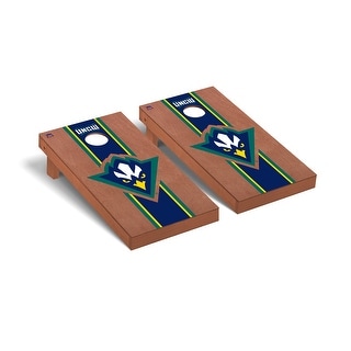 North Carolina at Wilmington Seahawks Rosewood Cornhole Board Set