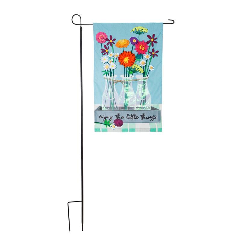 Iron House Flag Stand