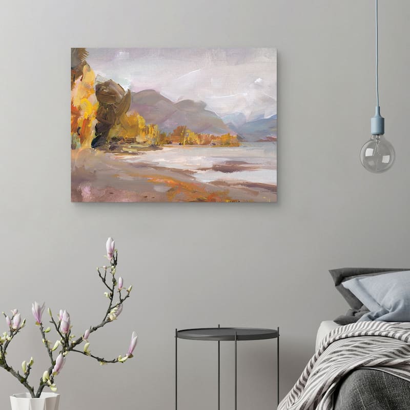 October Coast by Danhui Nai Canvas Art Print