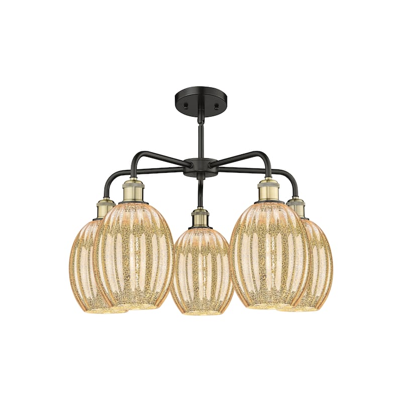 Innovations Lighting Endless Possibilities Ballston - Preston - 5 Light 25" Bulb Shade Stem Hung Chandelier