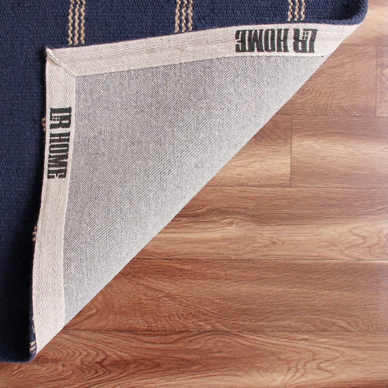Sevita Striped Jute Area Rug