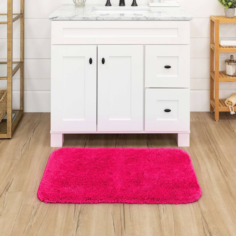 Mohawk Home Machine Washable Pure Perfection Solid Bath Rug