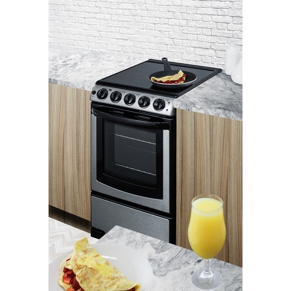 20 electric range stainless steel