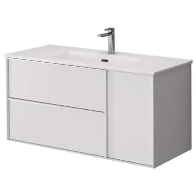 WS Bath Collections Palma C100 Palma 40" Wall Mounted Single Basin