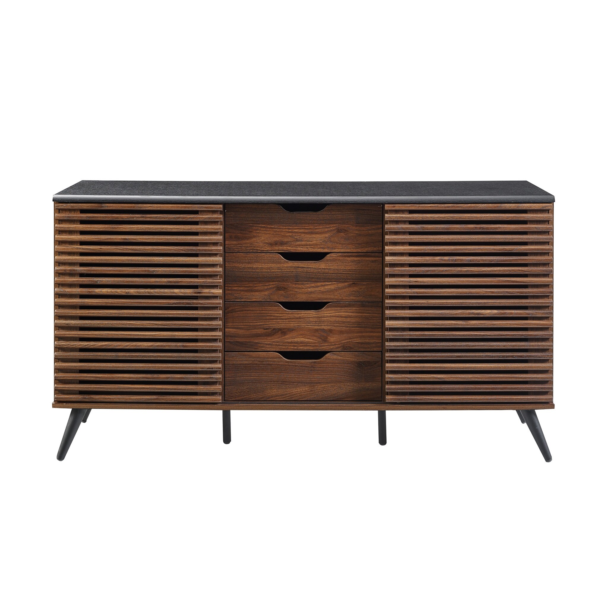 Strick & bolton sliding shop slat door sideboard