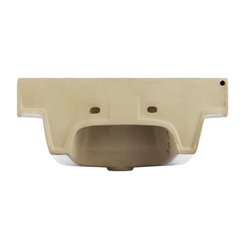 Fine Fixtures Ceramic Vanity Sink Top with Raised Back