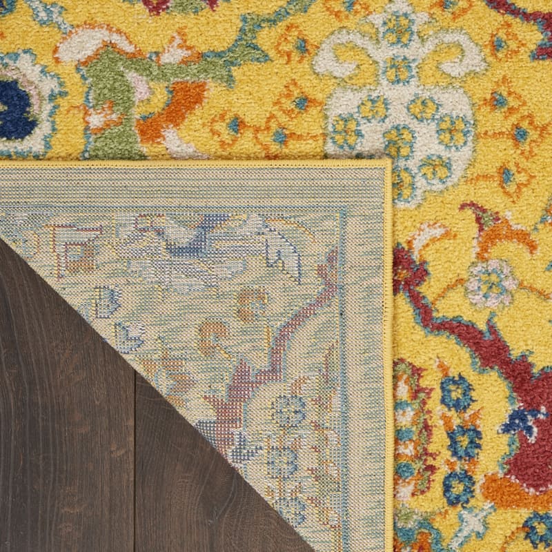 Power Loomed Floral Area Rug - 9' x 12'