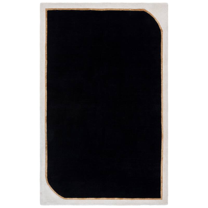 SAFAVIEH Handmade Fifth Avenue Abla Border Design Wool Rug