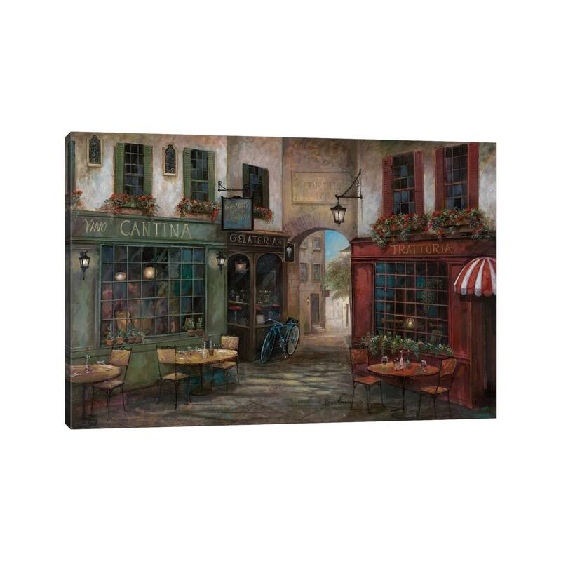iCanvas "Courtyard Ambiance" by Ruane Manning Canvas Print