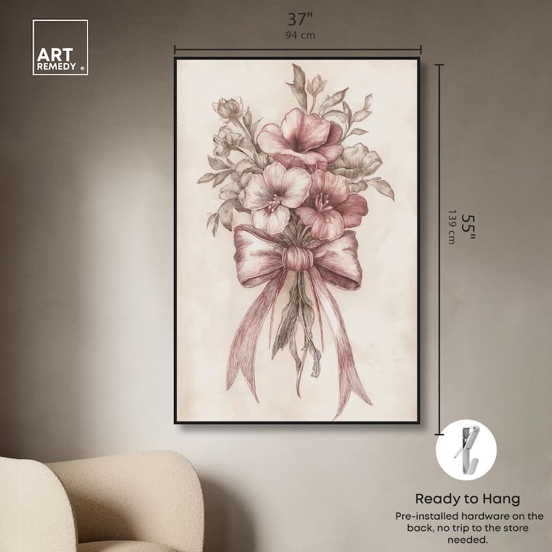 Tied with Tenderness II Canvas by Art Remedy