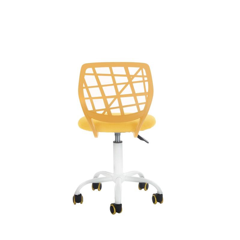 HomyLin Armless Home Office Task Chair Kids Desk Chair Mid-Back