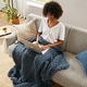 preview thumbnail 60 of 93, Madison Park Hand Made Chunky Double Knit Throw Blanket