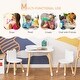 preview thumbnail 4 of 8, Qaba 3 Pieces Table and Chair Sets Children Dining Table Cute Bear Shape with Rounded Corners for 1-4 years, White